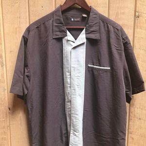 Men's Short Sleeve Casual Button-Down Shirt - XL